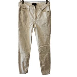 J. Crew Mercantile High Rise White Denim Jeans 29 spring summer essential